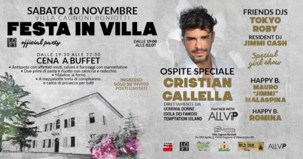 10.11.018 CRISTIAN GALLELLA @ LOFT PARTY c/o VILLA CAGNONI BONIOTTI