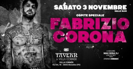 03.11.018 FABRIZIO CORONA @ VILLA CORNER (PD)