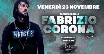 23.11.018 FABRIZIO CORONA @ TWYGA (VR)