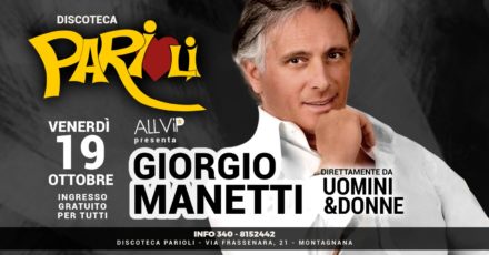 19.10.018 GIORGIO MANETTI @ PARIOLI (PD)