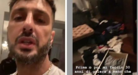 Fabrizio Corona, ladri in casa la vigilia di Natale…