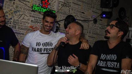 Cristian Gallella testimonial ufficiale per “Io odio fare festa” al “The Klondike” di Caorle…